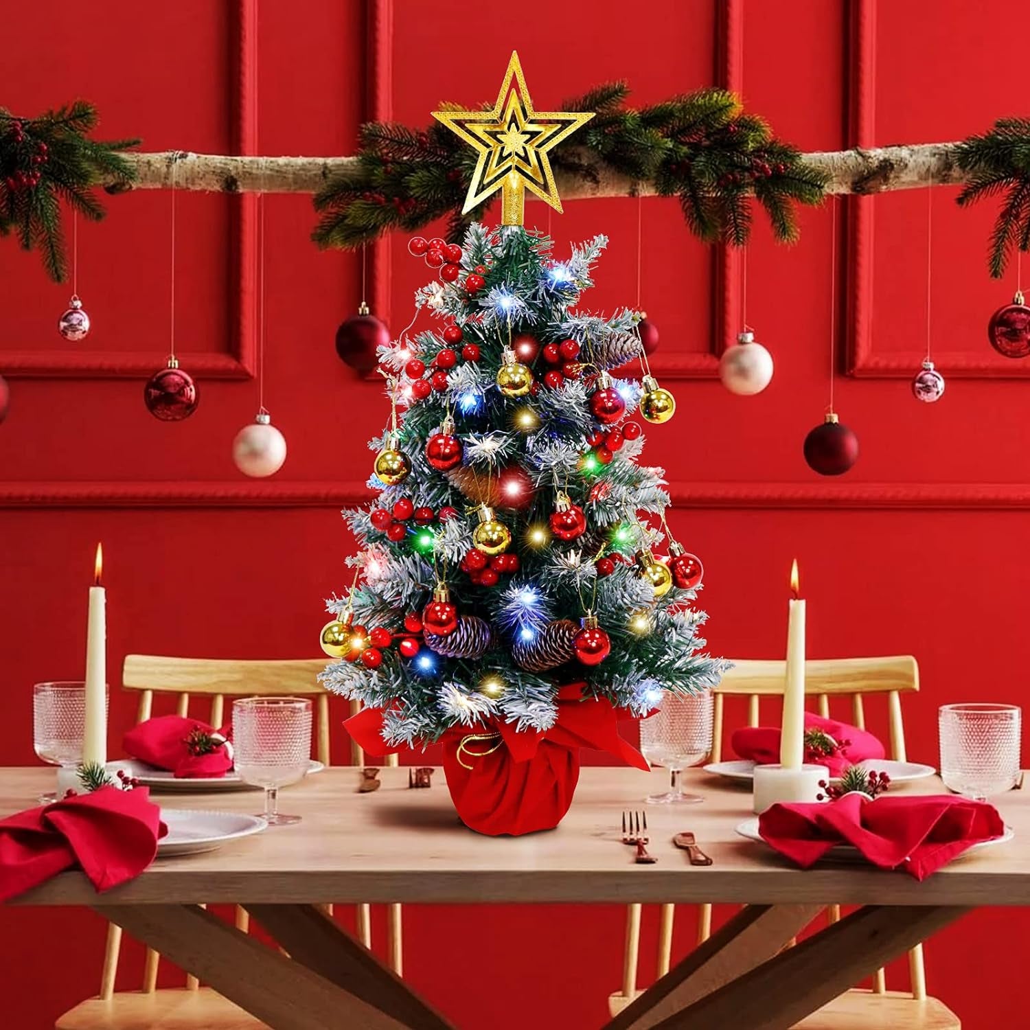 lightweight 24 inch christmas tree for decoration