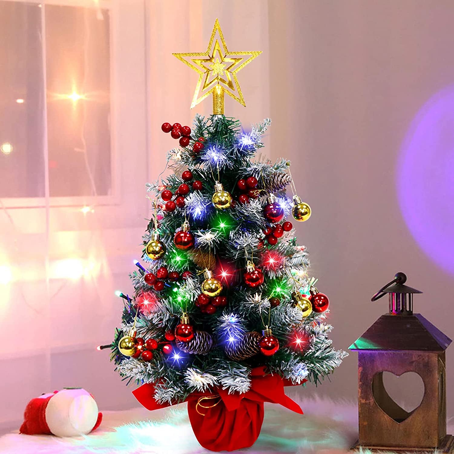 lightweight 24 inch christmas tree for decoration